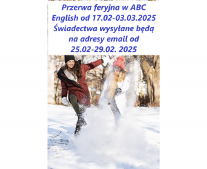 PRZERWA FERIE ZIMOWE