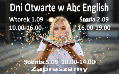 Zapraszamy na Dni Otwarte w Abc English